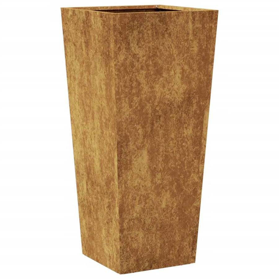 Plantenbak 35x35x75 cm cortenstaal
