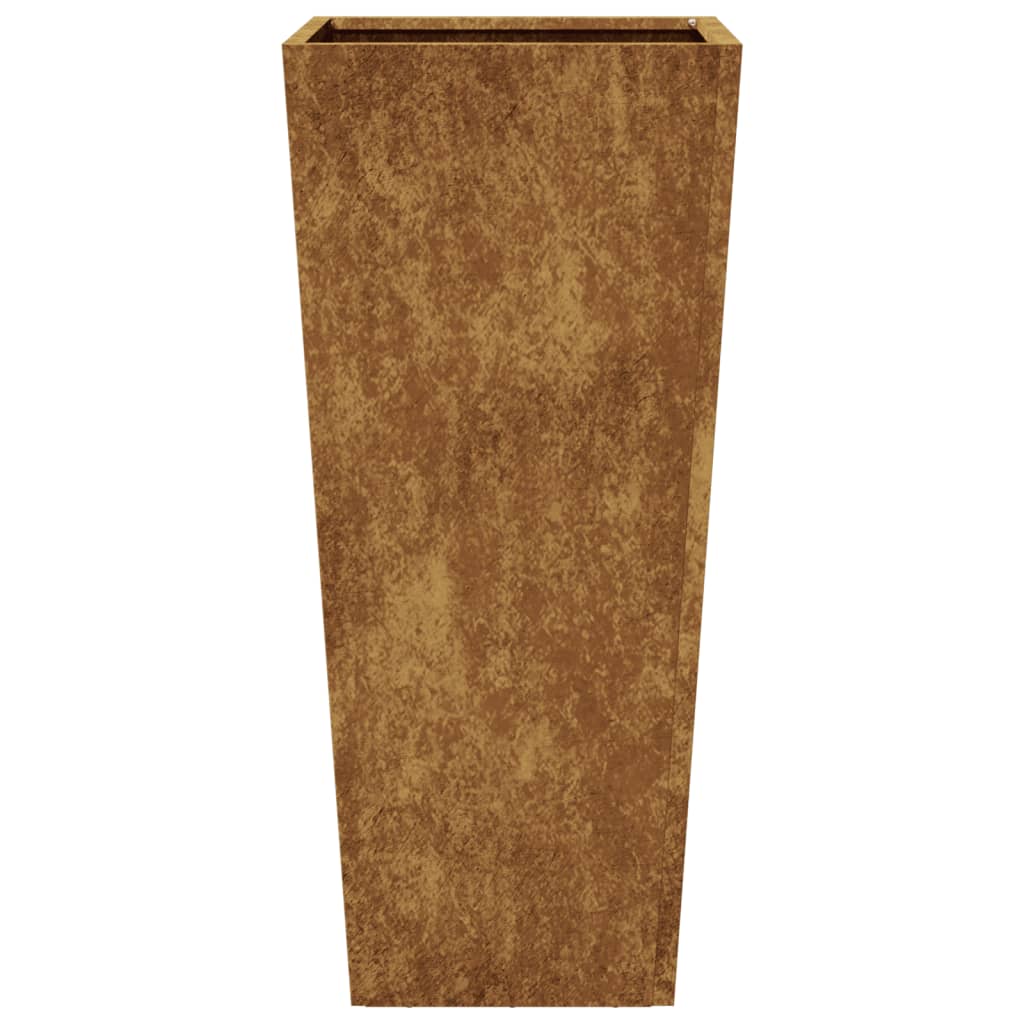 Plantenbak 35x35x75 cm cortenstaal