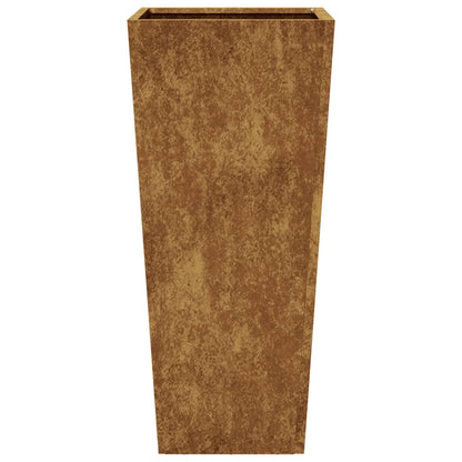 Plantenbak 35x35x75 cm cortenstaal