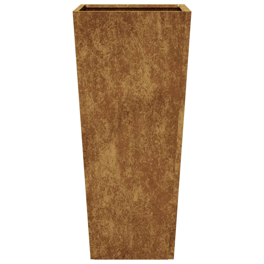 Plantenbak 35x35x75 cm cortenstaal