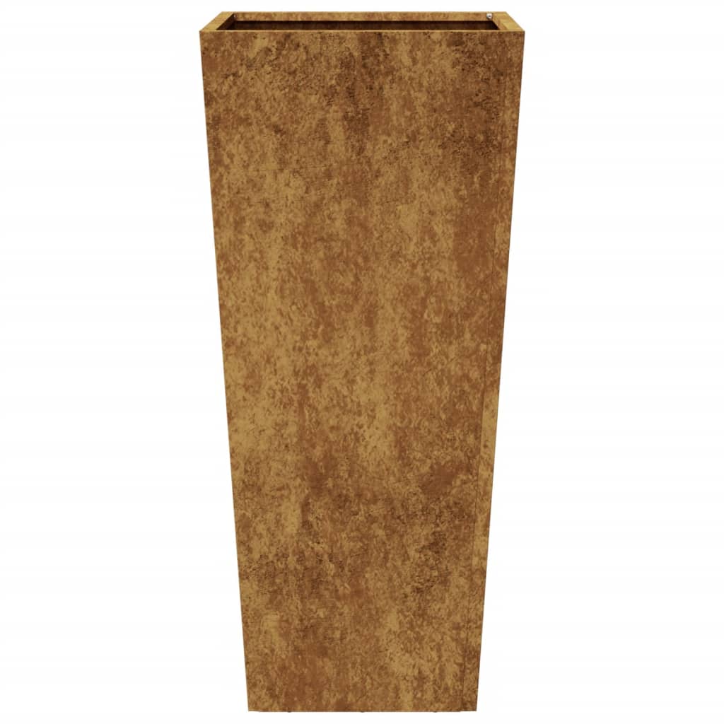 Plantenbak 35x35x75 cm cortenstaal
