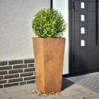 Plantenbak cortenstaal 35x35x75 cm