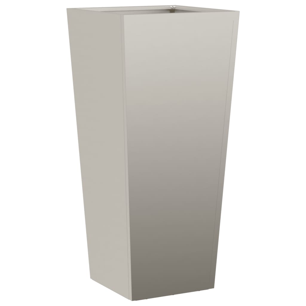 Plantenbakken 2 st 35x35x75 cm cortenstaal
