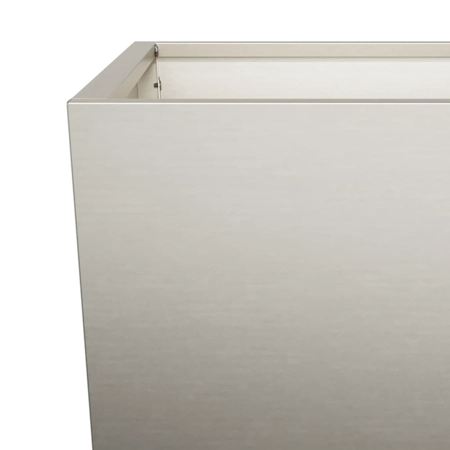 Plantenbakken 2 st 35x35x75 cm cortenstaal