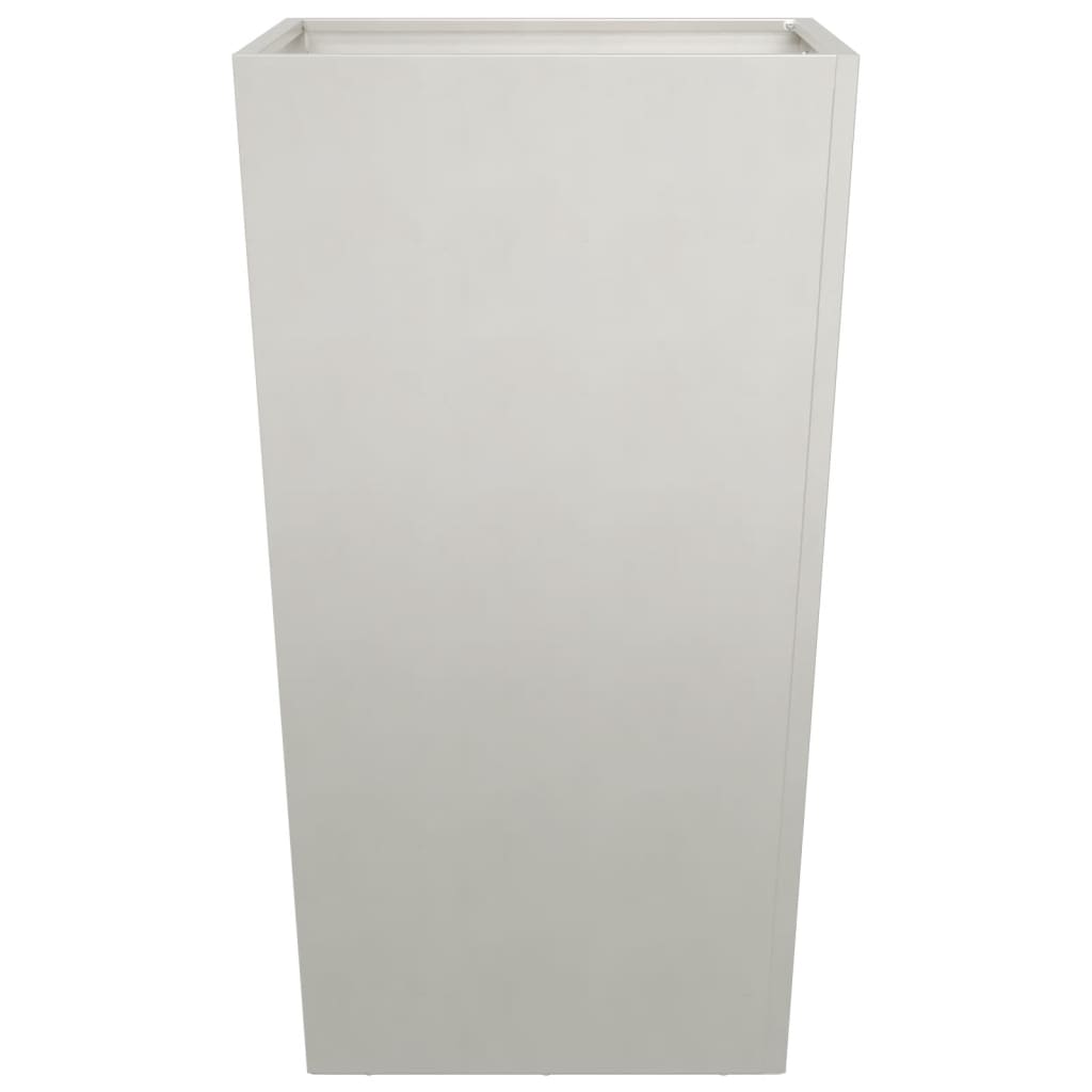 Plantenbakken 2 st 45x45x75 cm roestvrij staal