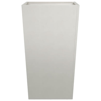 Plantenbakken 2 st 45x45x75 cm roestvrij staal