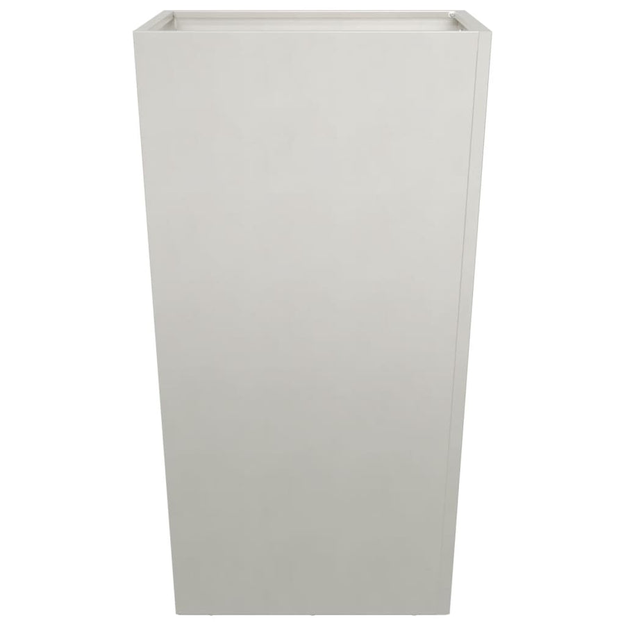 Plantenbakken 2 st 45x45x75 cm roestvrij staal