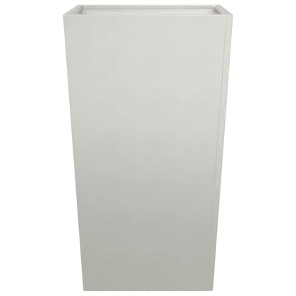 Plantenbakken 2 st 45x45x75 cm roestvrij staal