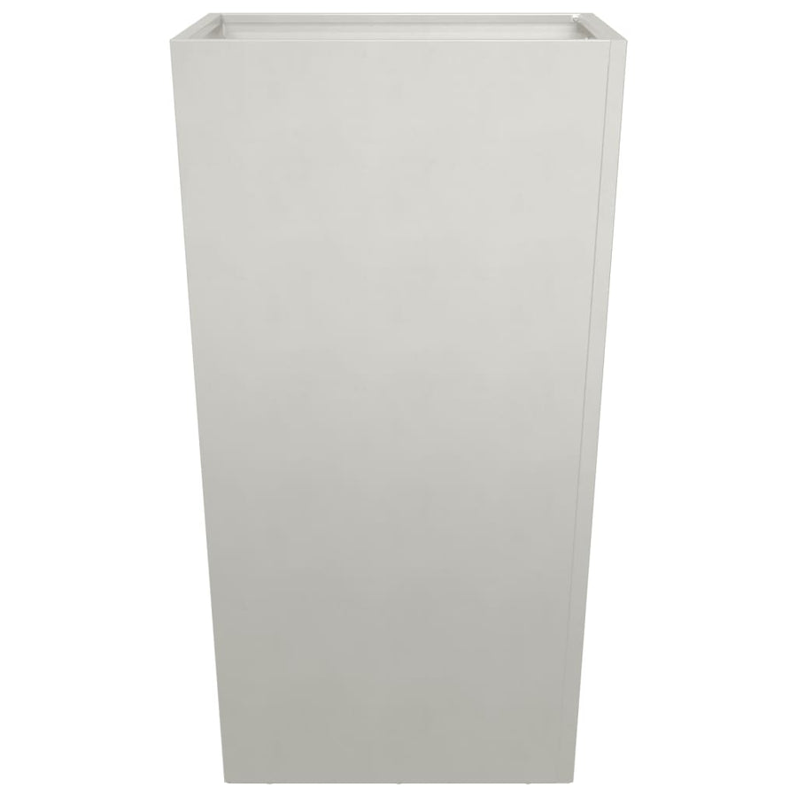 Plantenbakken 2 st 45x45x75 cm roestvrij staal