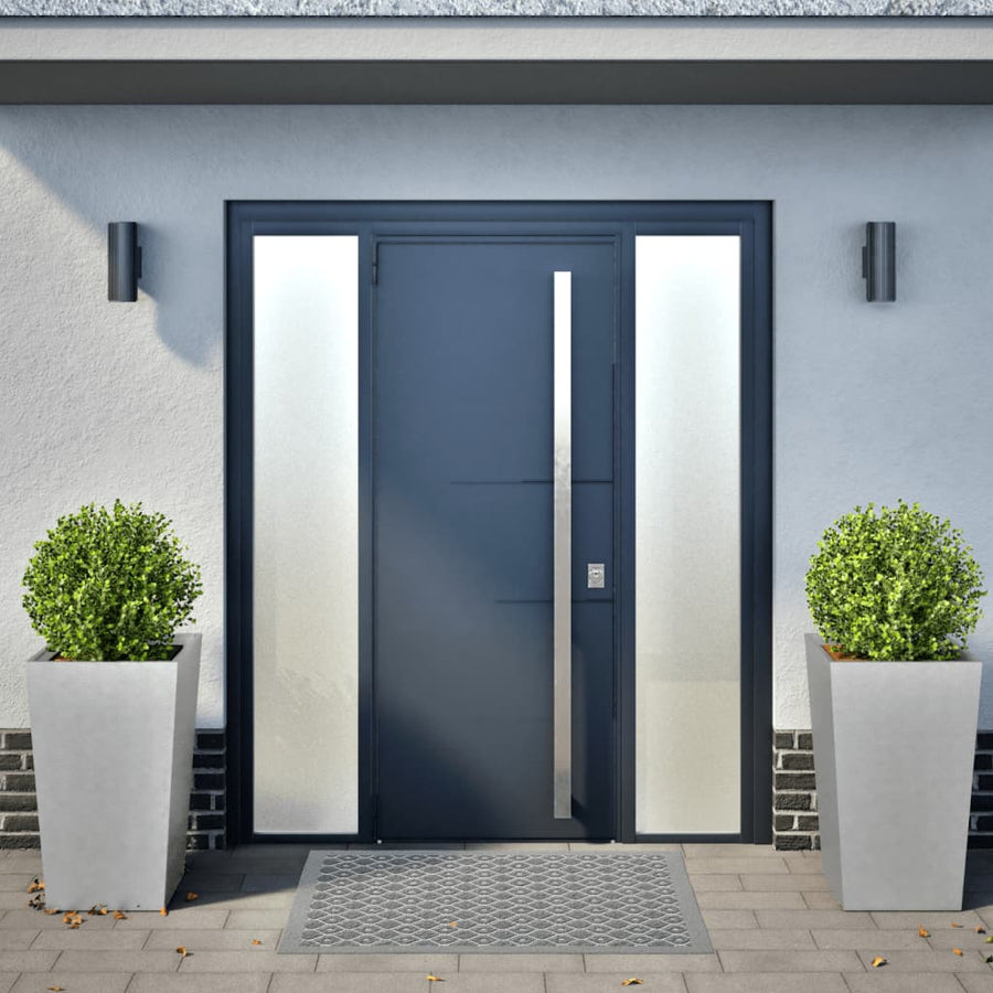 Plantenbakken 2 st 45x45x75 cm gegalvaniseerd staal