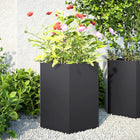 Planter hexagonal 46x40x45 cm steel black