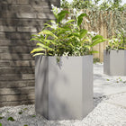 Planter hexagon 46x40x45 cm stainless steel