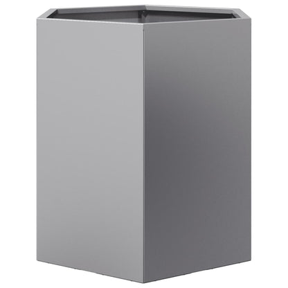 Plantenbak zeshoek 46x40x45 cm gegalvaniseerd staal