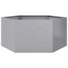 Planter hexagonal 104x90x45 cm galvanized steel