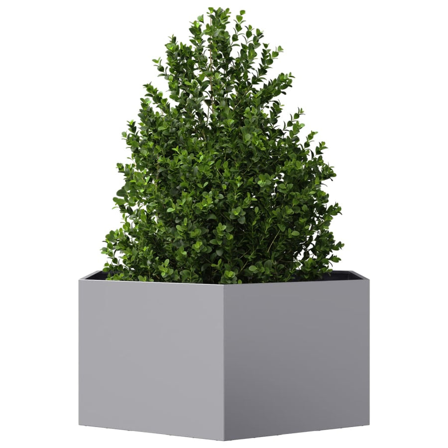 Plantenbak zeshoek 104x90x45 cm gegalvaniseerd staal