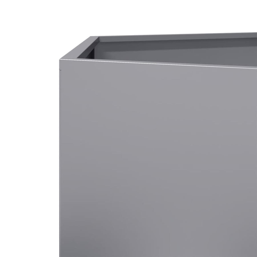 Plantenbak zeshoek 138x120x45 cm gegalvaniseerd staal