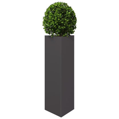 Plantenbakken Driehoek Staal Zwart 2