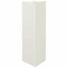 Plantenbak driehoek 30x26x75 cm staal wit
