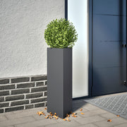 Plantenbak driehoek 30x26x75 cm staal antraciet