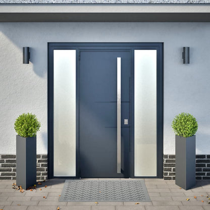 Plantenbakken Driehoek Staal Antracietkleurig 2