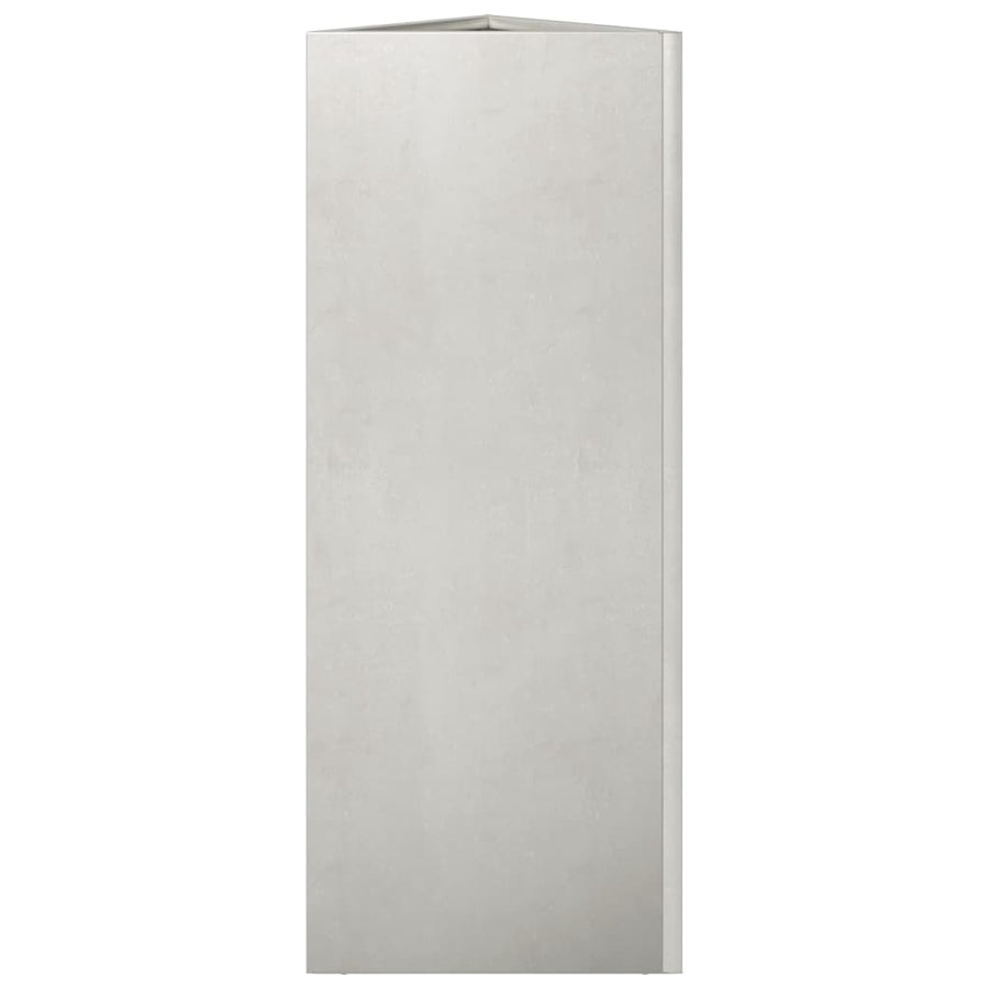 Plantenbakken 2 st driehoek 30x26x75 cm roestvrij staal