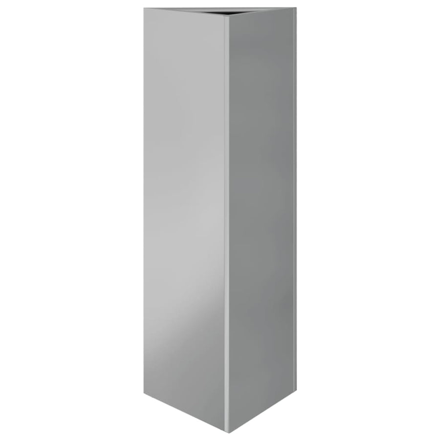 Plantenbak driehoek 30x26x75 cm gegalvaniseerd staal