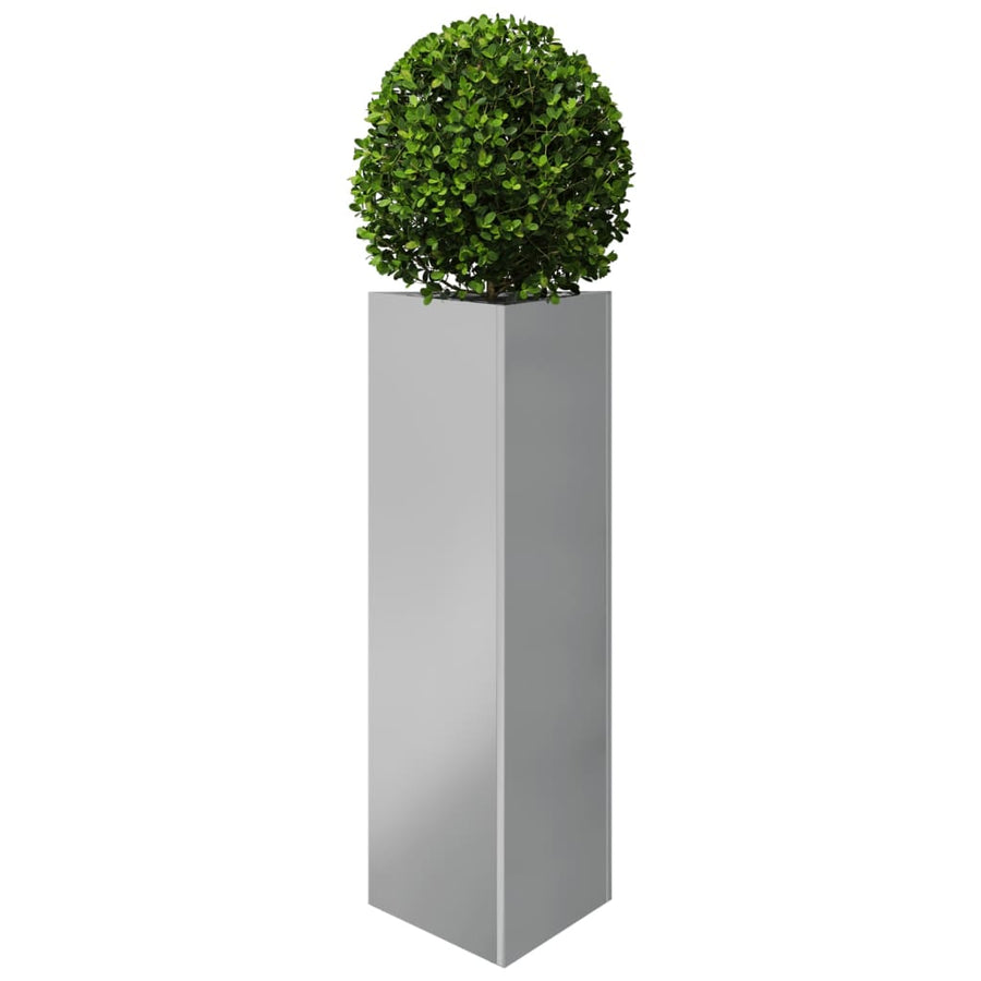 Plantenbak driehoek 30x26x75 cm gegalvaniseerd staal