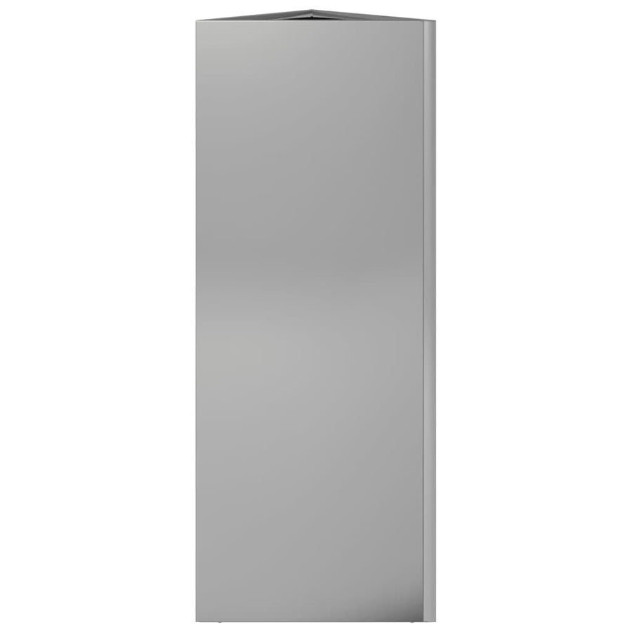 Plantenbak driehoek 30x26x75 cm gegalvaniseerd staal