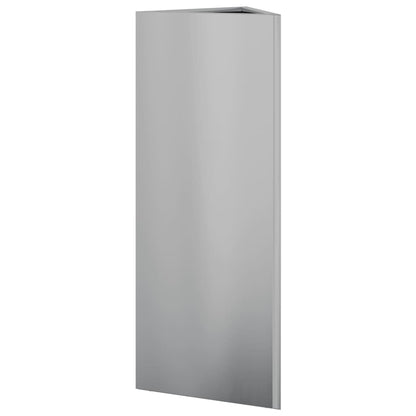 Plantenbak driehoek 30x26x75 cm gegalvaniseerd staal
