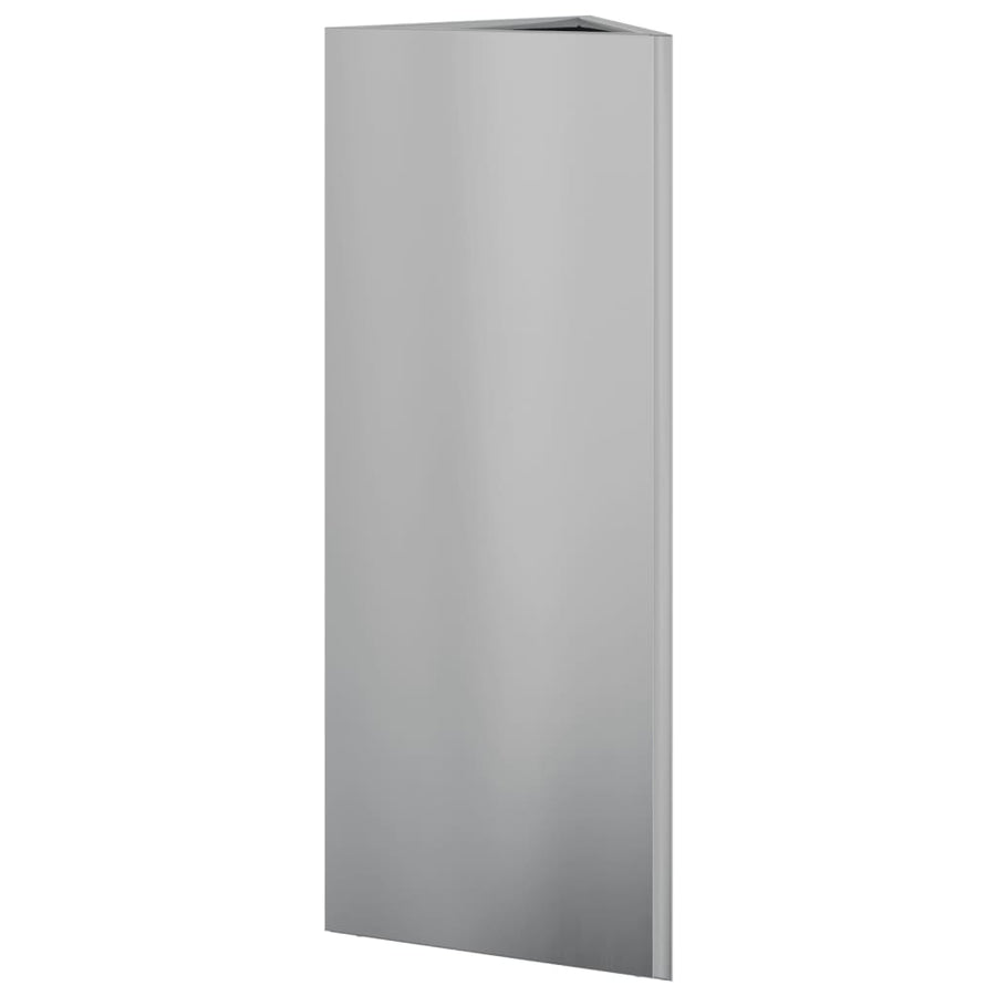 Plantenbak driehoek 30x26x75 cm gegalvaniseerd staal