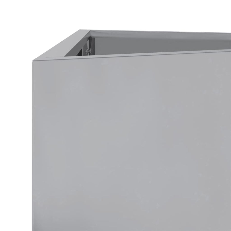 Plantenbak driehoek 30x26x75 cm gegalvaniseerd staal