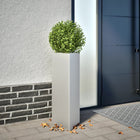 Planter triangle 30x26x75 cm galvanized steel