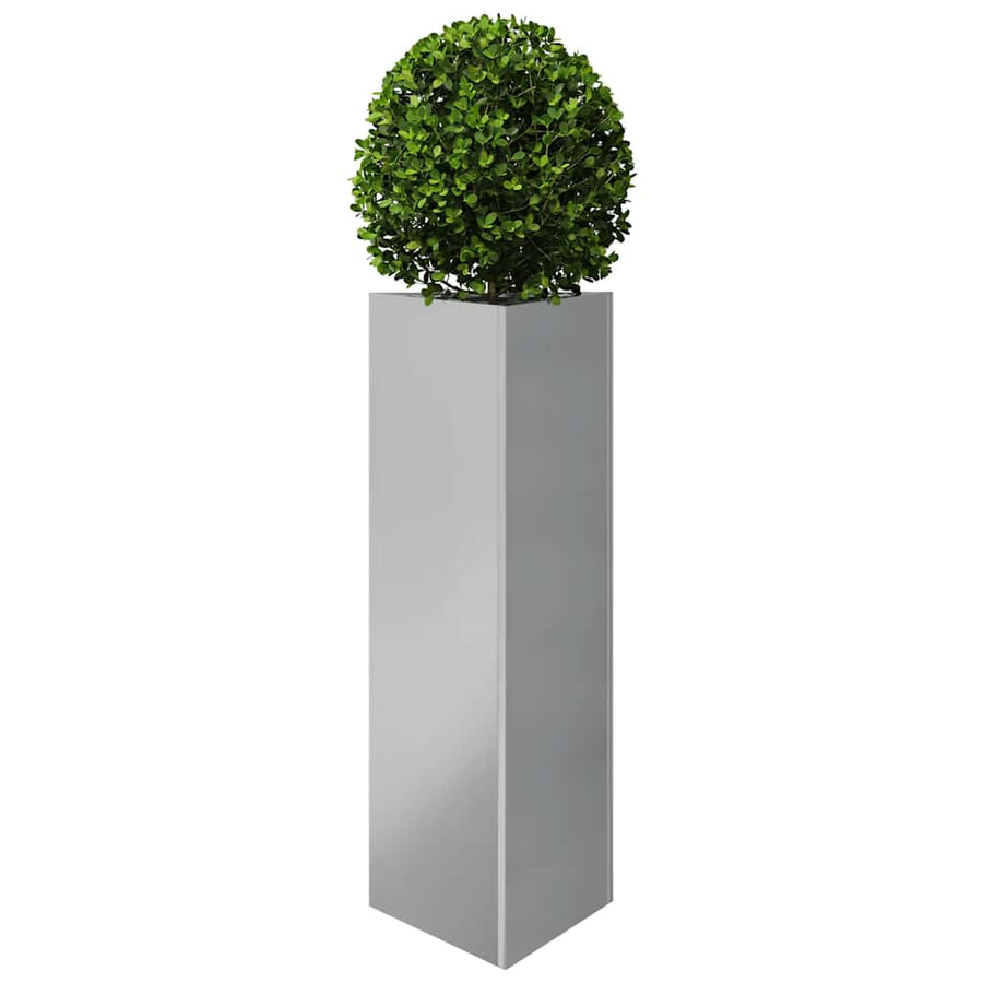 Plantenbakken 2 St Driehoek 30X26X75 Cm Gegalvaniseerd Staal