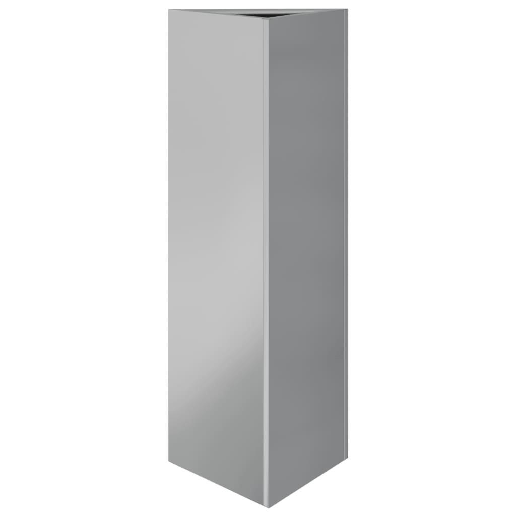 Plantenbakken 2 St Driehoek 30X26X75 Cm Gegalvaniseerd Staal