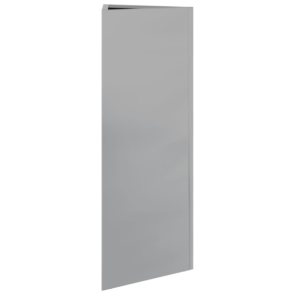 Plantenbakken 2 St Driehoek 30X26X75 Cm Gegalvaniseerd Staal