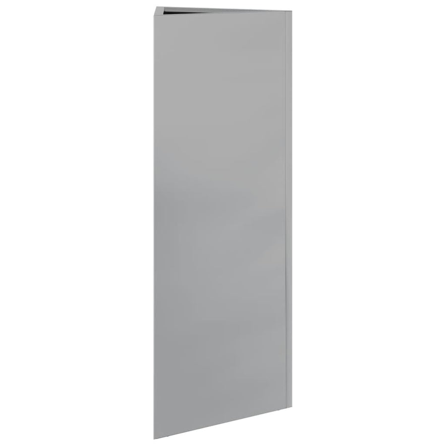 Plantenbakken 2 St Driehoek 30X26X75 Cm Gegalvaniseerd Staal