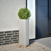 Plantenbakken 2 stuks 30x26x75 cm gegalvaniseerd staal