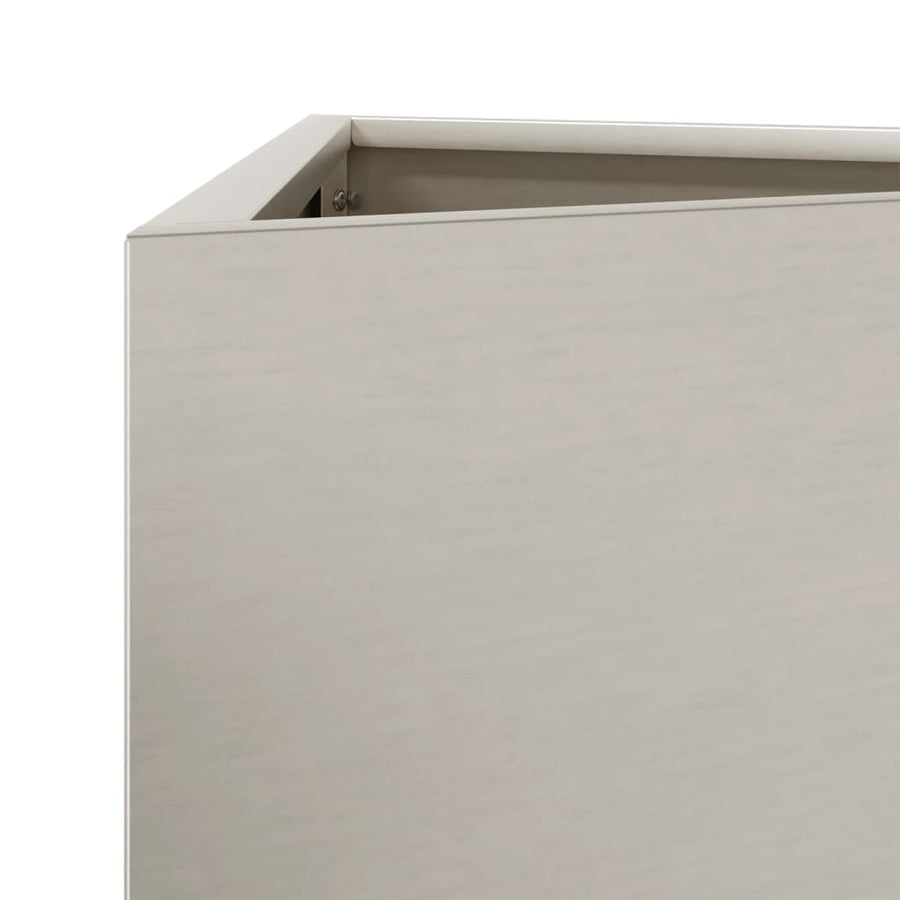 Plantenbakken 2 St Driehoekig 30X26X75 Cm Weervast Staal