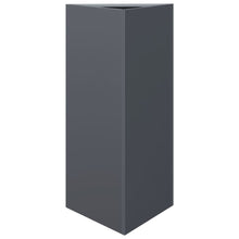 Plantenbak driehoek 40x34,5x70 cm staal antracietkleurig