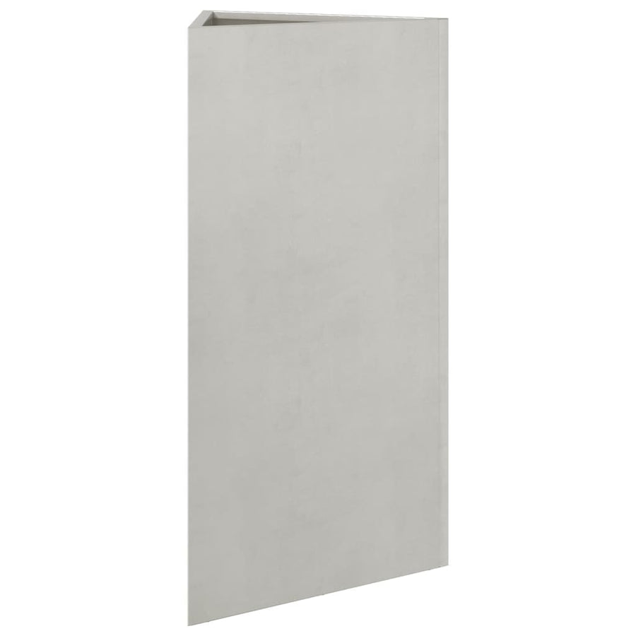 Plantenbak driehoek 40x34,5x70 cm roestvrij staal
