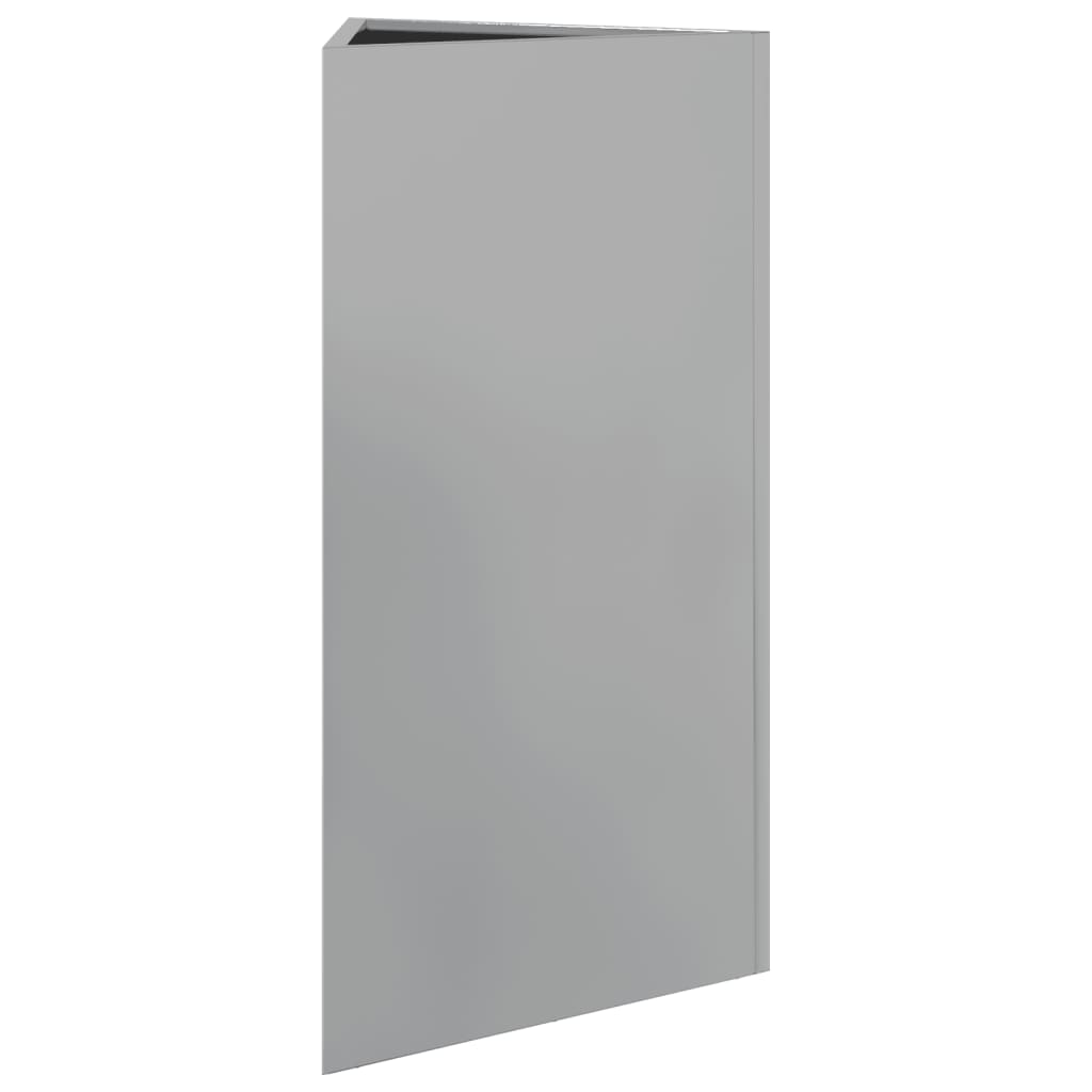 Plantenbak driehoek 40x34,5x70 cm gegalvaniseerd staal