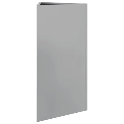Plantenbak driehoek 40x34,5x70 cm gegalvaniseerd staal