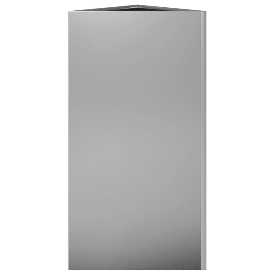 Plantenbak driehoek 40x34,5x70 cm gegalvaniseerd staal