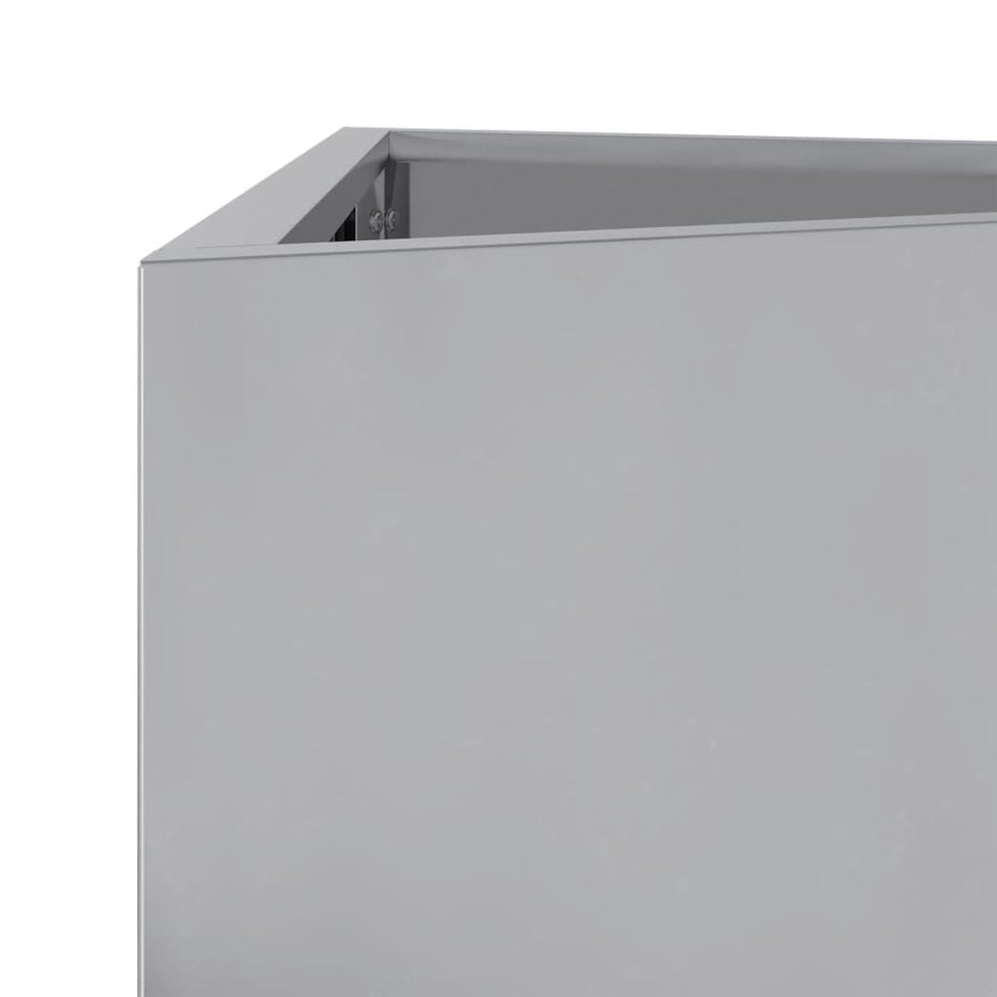 Plantenbak driehoek 40x34,5x70 cm gegalvaniseerd staal
