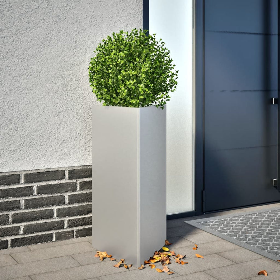 Plantenbak driehoek 40x34,5x70 cm gegalvaniseerd staal