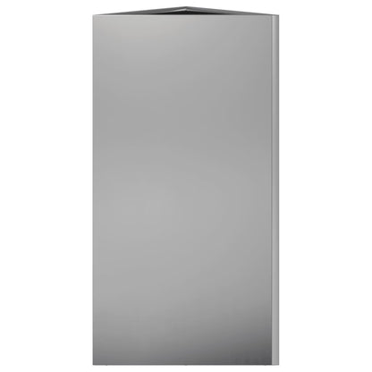 Plantenbakken 2 st driehoek 40x34,5x70 cm gegalvaniseerd staal
