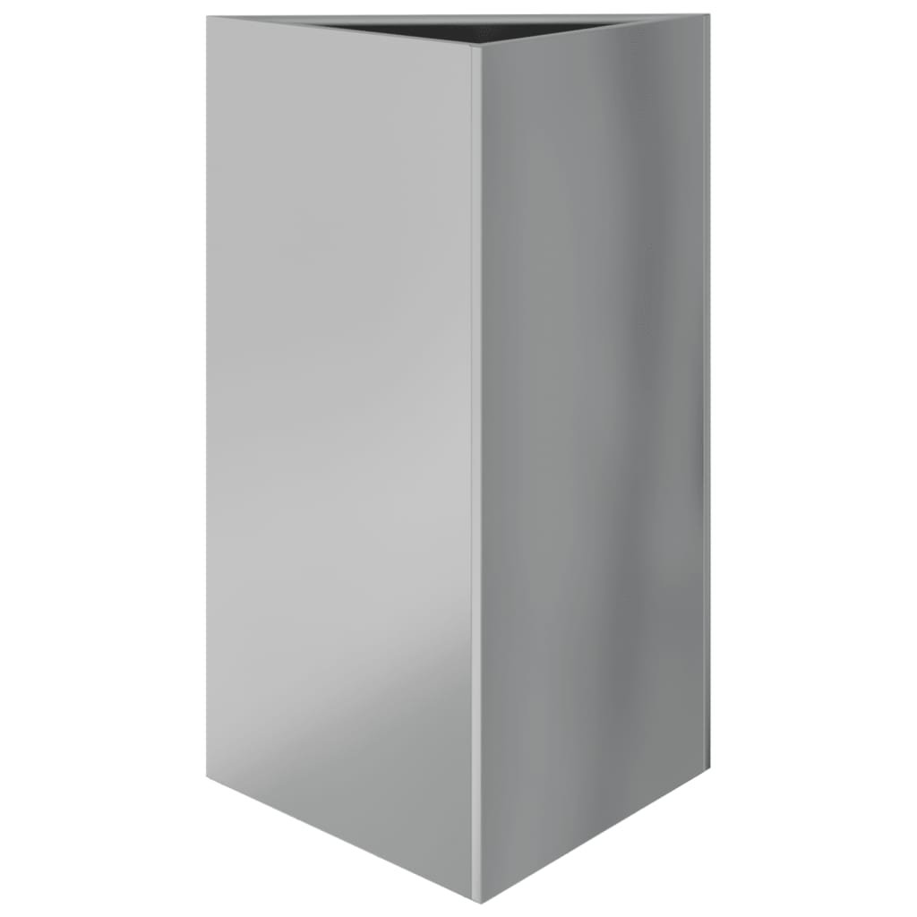 Plantenbak driehoek 50x43x75 cm gegalvaniseerd staal