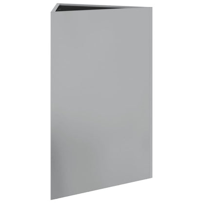 Plantenbak driehoek 50x43x75 cm gegalvaniseerd staal