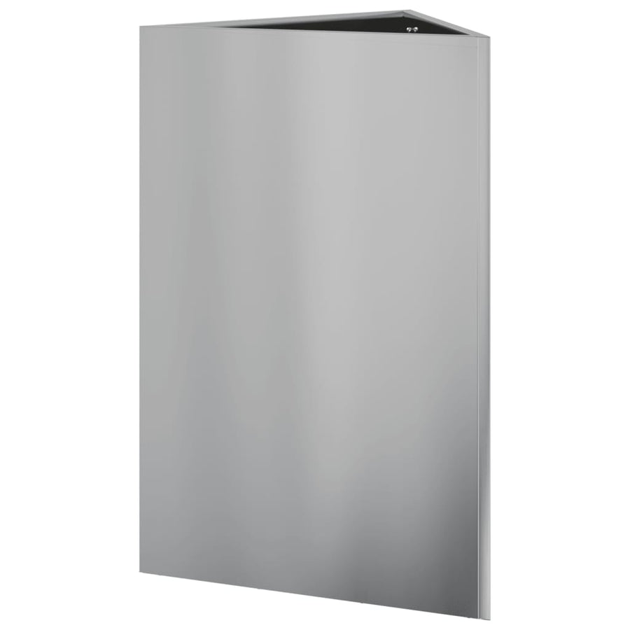 Plantenbak driehoek 50x43x75 cm gegalvaniseerd staal