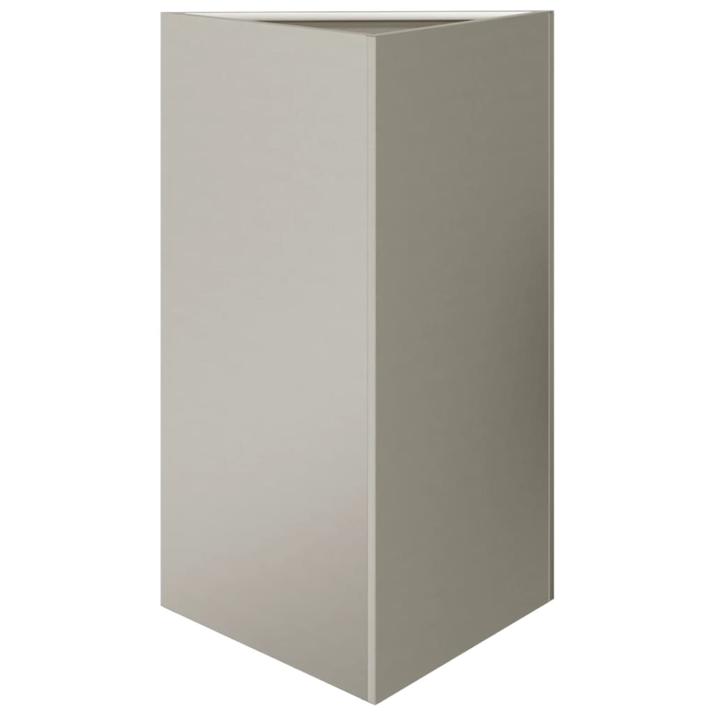 Plantenbak driehoek 50x43x75 cm cortenstaal